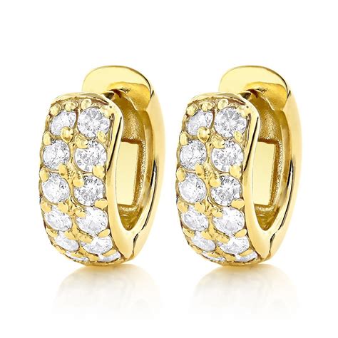 Earrings in gold and diamond 